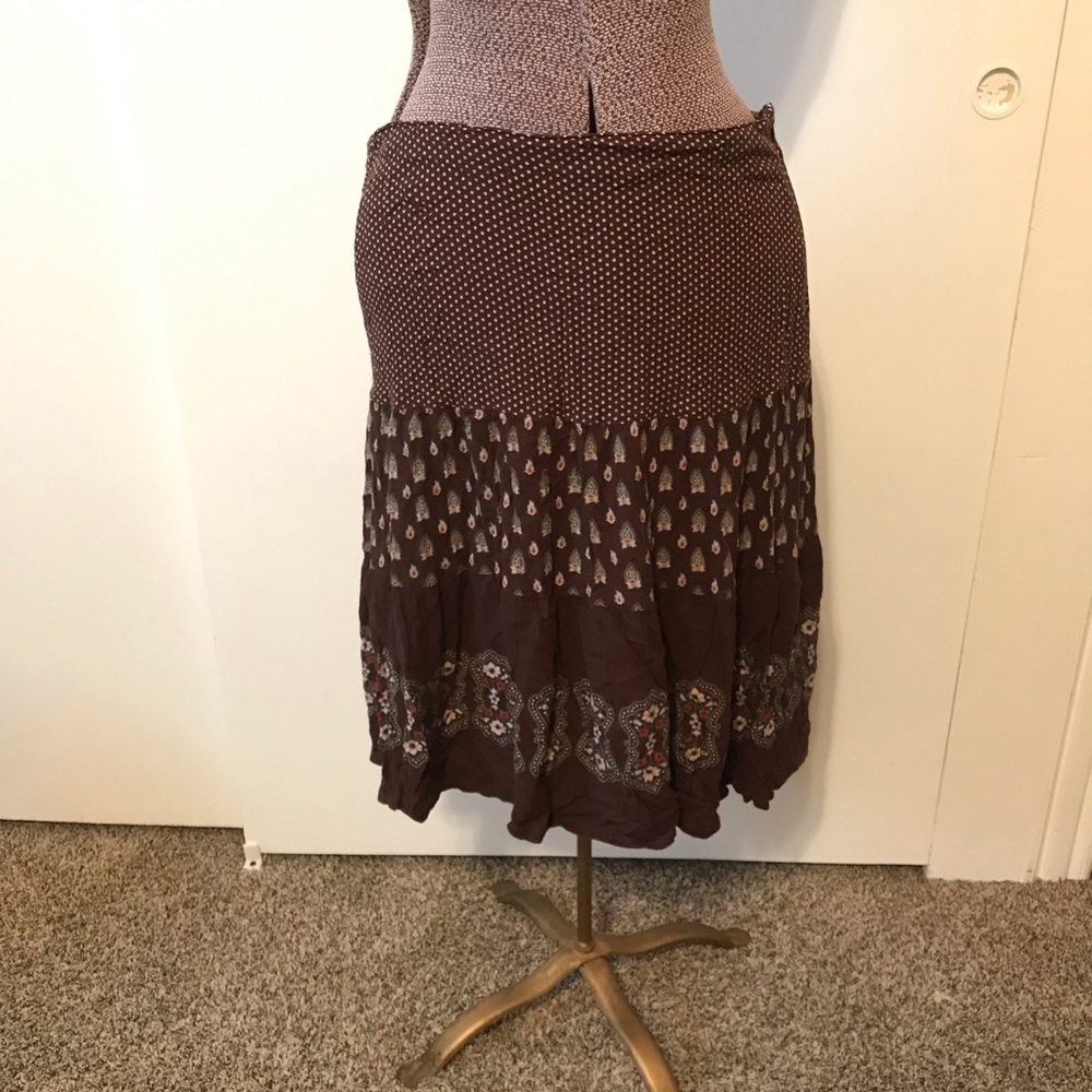 Hippy Skirt with patchwork and paisley